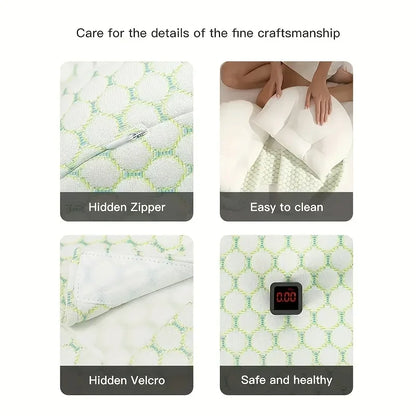 Adjustable U-shaped support pillow in an alternate colourway