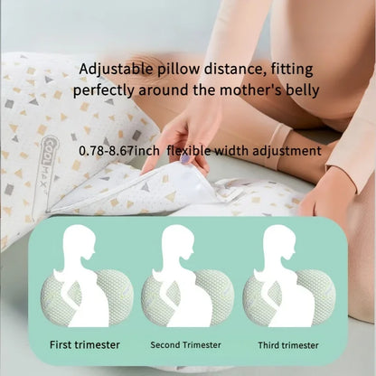 Compact U-shaped pillow detail view